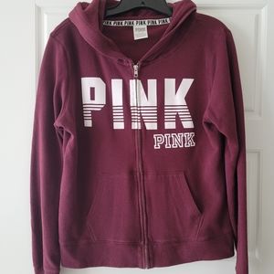 💚3/$25💚 Victoria's Secret Pink zip up hoodie